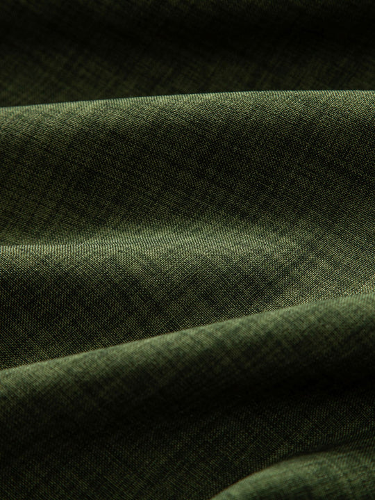 Stand Collar Shirt & Linen Trousers