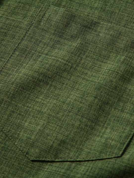 Stand Collar Shirt & Linen Trousers